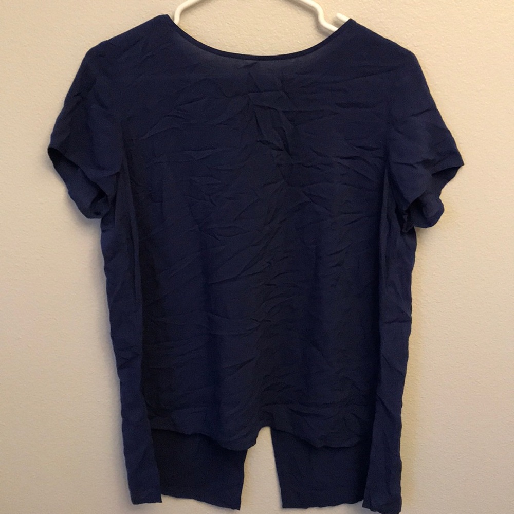 Open back blouse